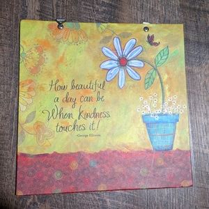 Studio 18 Wendy Bentley Design Wall Art Kindness Magnetic board hangable